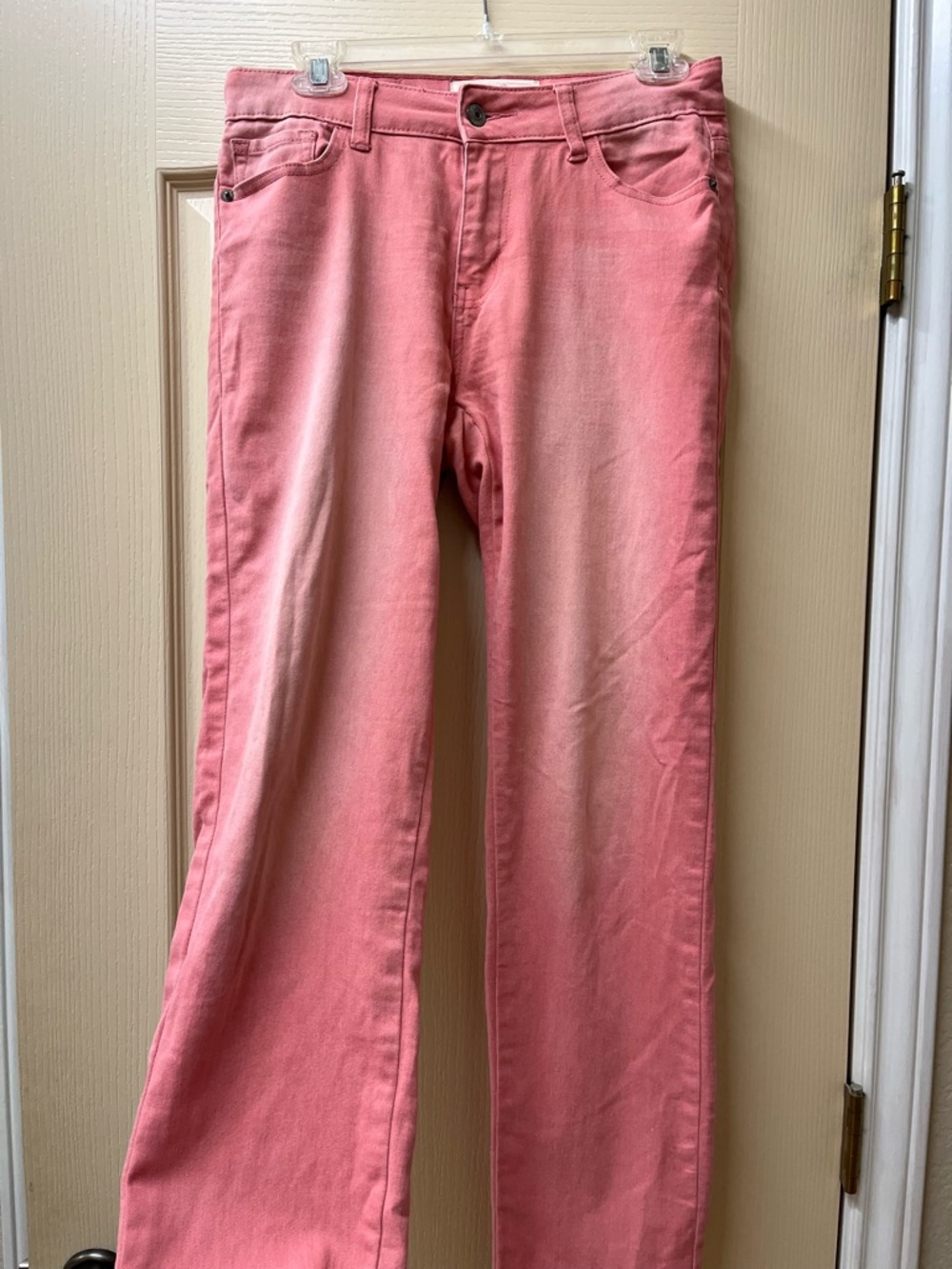L&B coral-color jeans